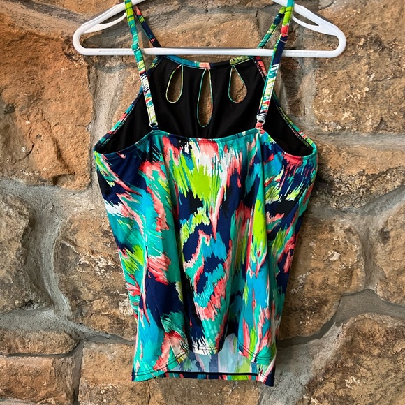 EUC Caribbean Joe Swim Top ~ Size 16 - Picture 3 of 6